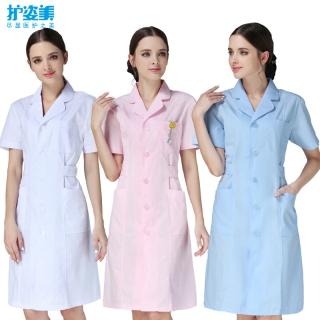 护士服上下圆夏装
