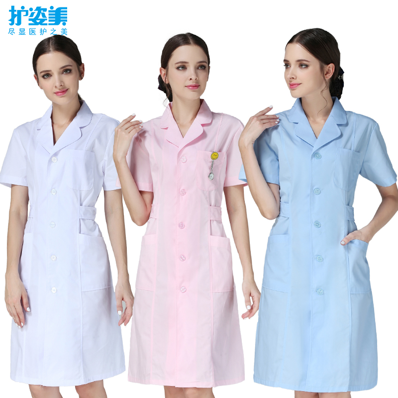 护士服上下圆夏装